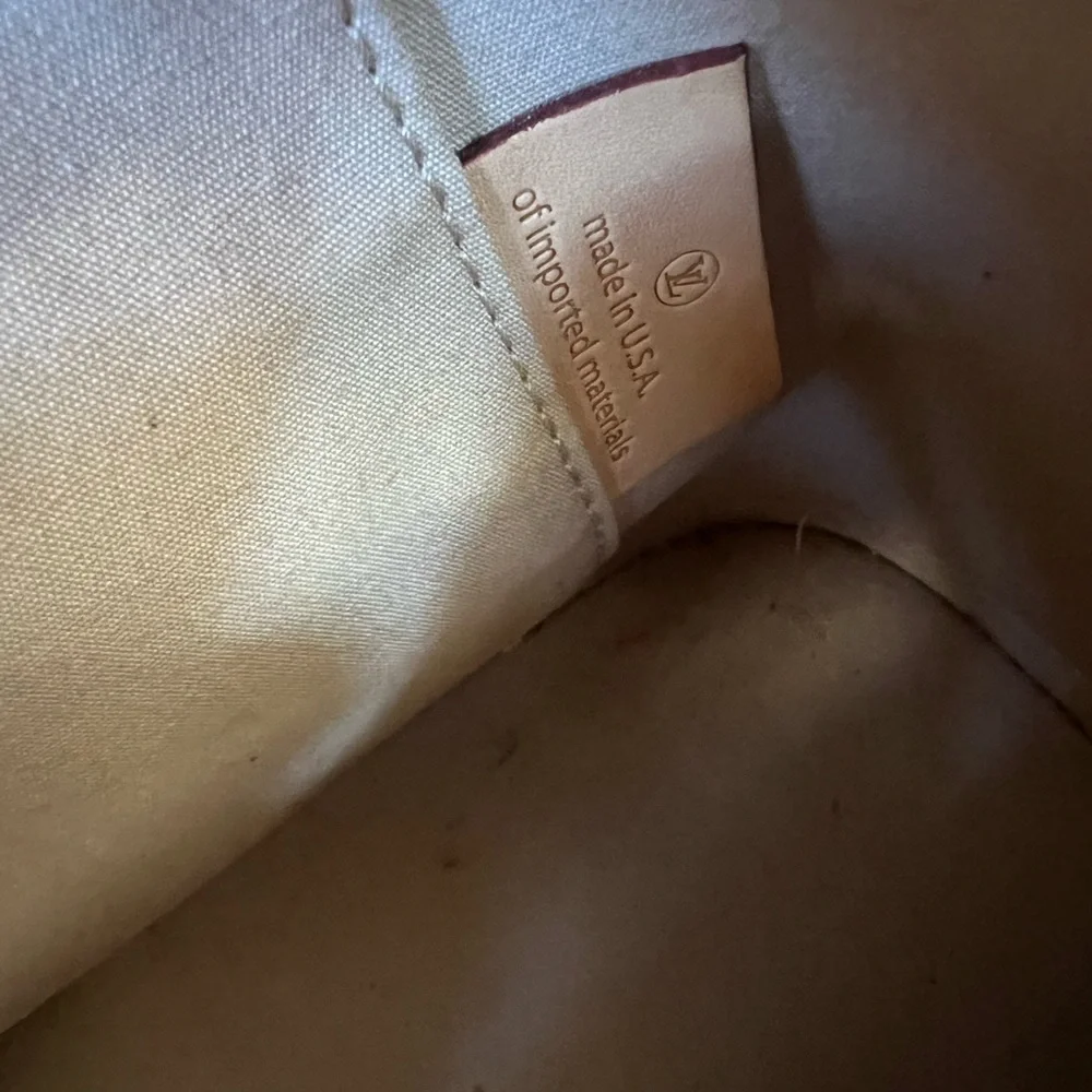 Authentic Louis Vuitton Monogram Vernis Alma Handbag – Mustard/Golden Yellow